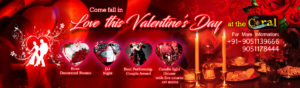 valentine's day Celebration with Coral - the best luxury hotel for corporates